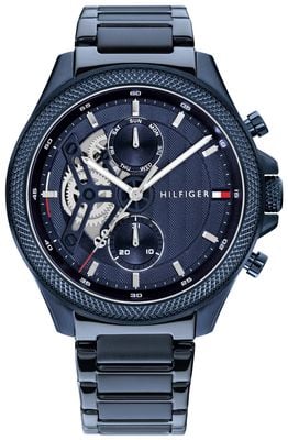 Tommy Hilfiger Clark Blue Dial Blue Bracelet Watch 1792288