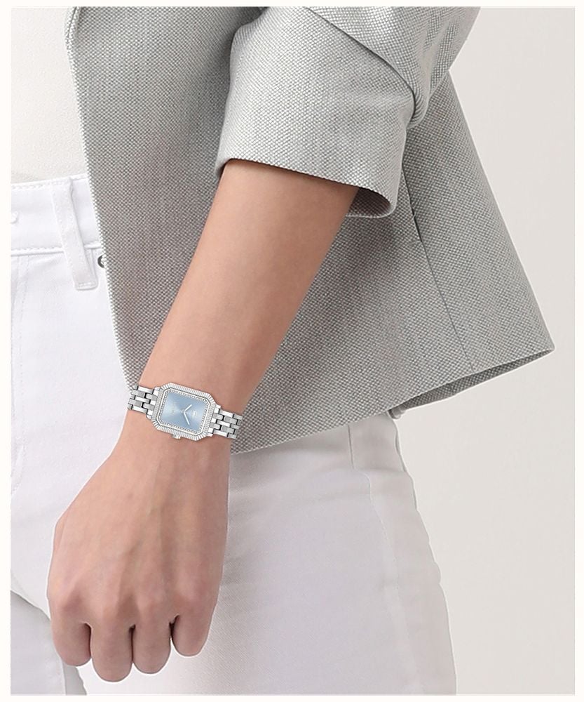 Lacoste Parisienne Quartz (22.8x27mm) Blue Sunray Dial / Stainless Steel Bracelet 2001440 - alternate view 4