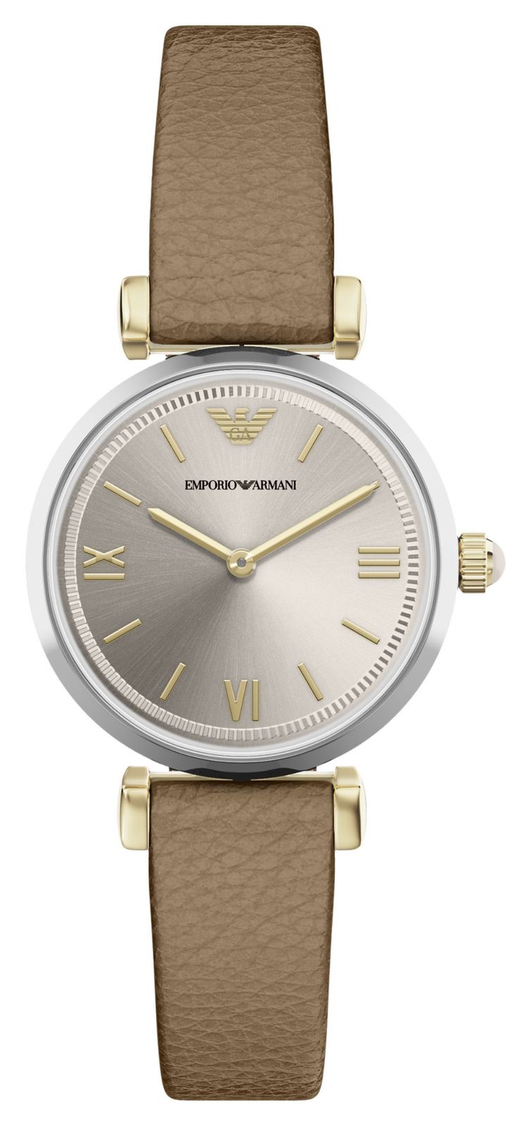 Emporio Armani AR11770 Gianni T-Bar (28mm) Beige-Gold Dial Watch