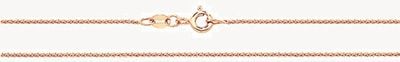 Treasure House 9ct Rose Gold 20" Twist Rope Chain CH436R/20