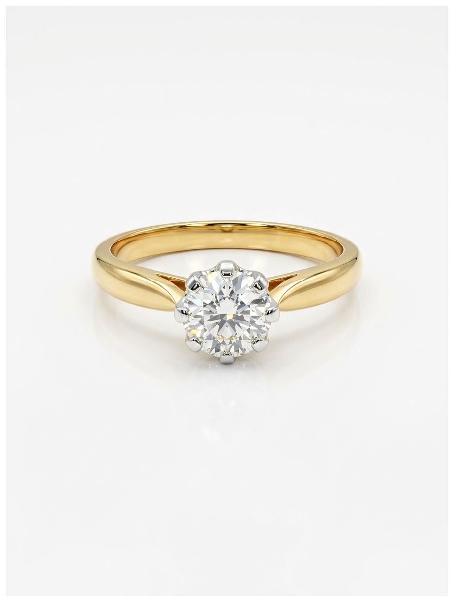 Pre-owned J84023 0.35ct Round Brilliant Natural Diamond 18ct Jewellery