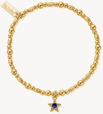 ChloBo December Birthstone Bracelet - 18ct Gold Plated GBBCB3503
