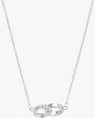 Olivia Burton | The Classics | Silver | Interlink Circle | Necklace | OBJ16ENN54