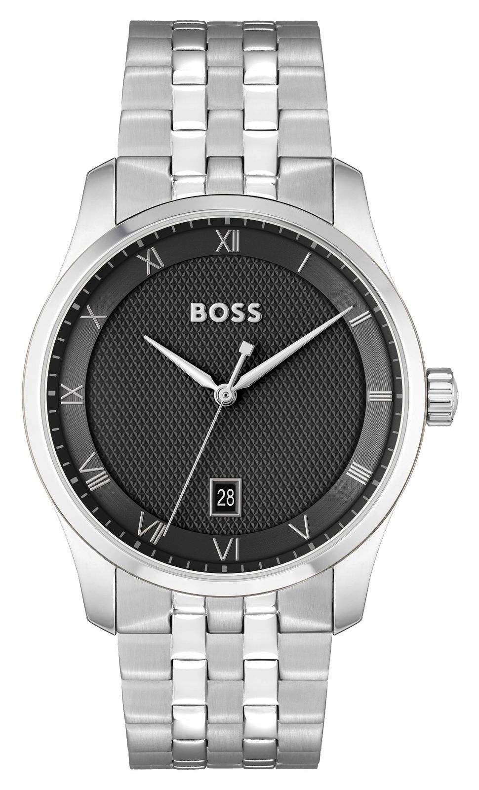 BOSS 1514123 Principle (41mm) Black Dial / Stainless Steel Watch