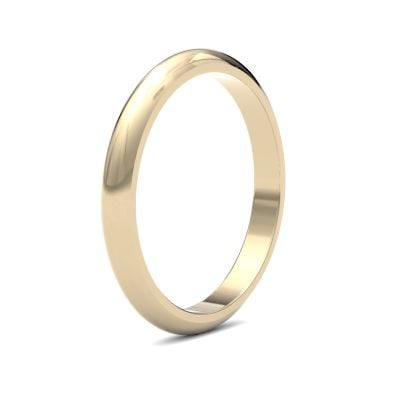 James Moore Wedding Ring  | 2.5mm | Heavy | Size D-Shape | AG_2.5LHD-9Y AG_2.5LHD-9Y