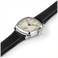 Hamilton American Classic Cushion Mechanical (30mm) Sandblasted Beige Dial / Black Leather Strap Watch H36109710 - alternate view 4