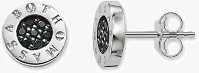 Thomas Sabo Earstuds Black 925 Sterling Silver/ Zirconia H1547-051-11