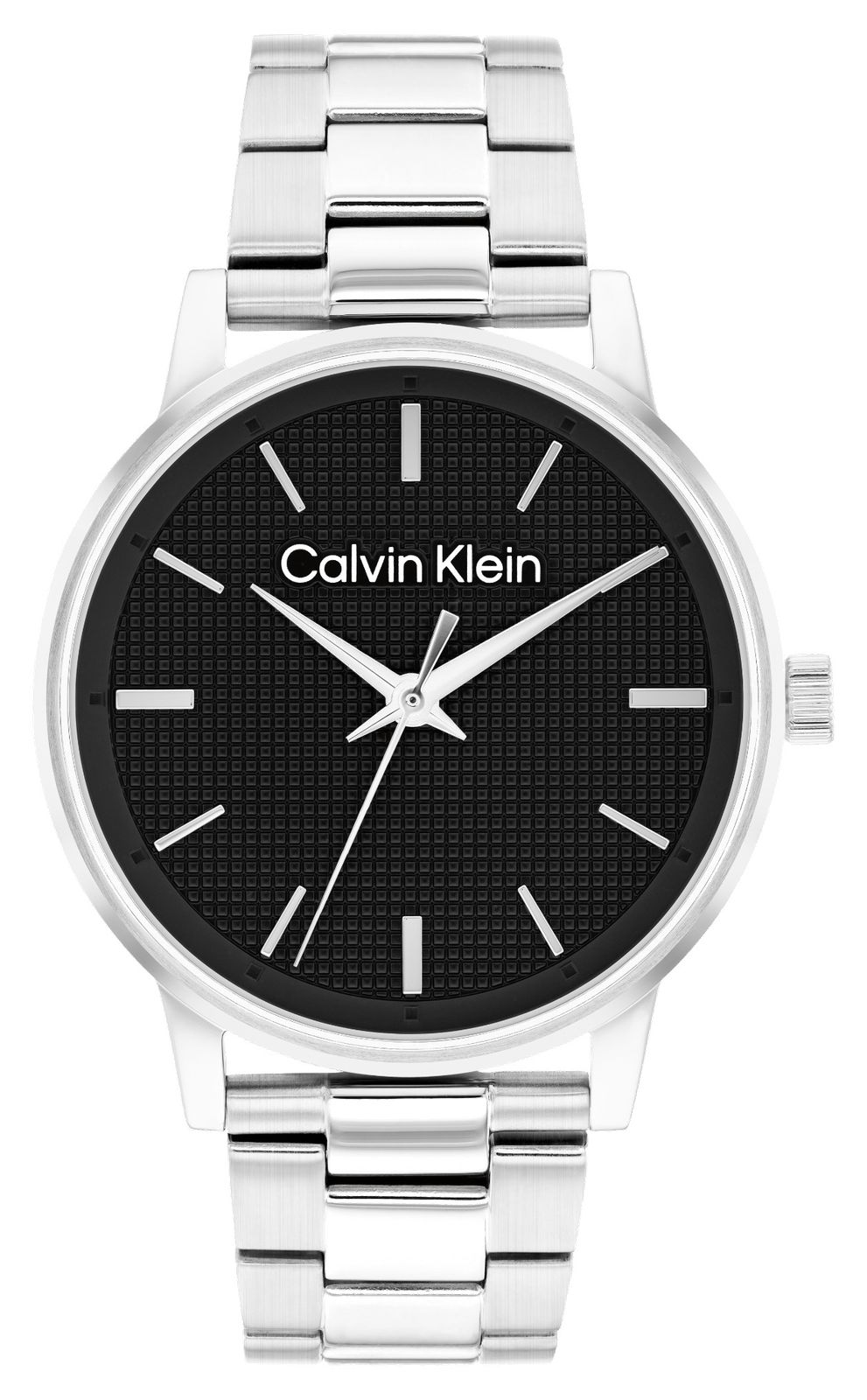 Calvin Klein 25200500 CK Linked (41mm) Textured Black Dial Watch