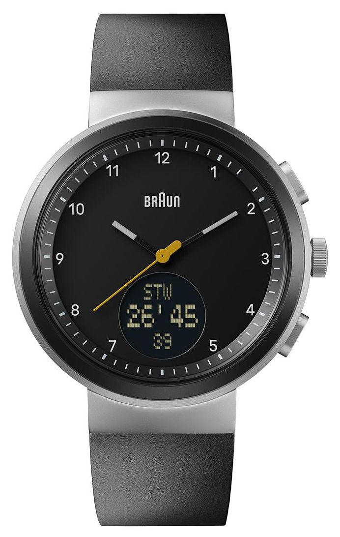 Braun BN0299NBKBKG Digital Smartwatch (45mm) Black Hybrid Watch