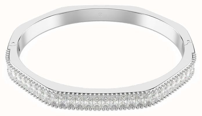 Swarovski Ladies Silver Baguette Matrix Bangle 5705784