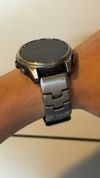 Customer picture of Garmin QuickFit 22 Watch Strap Only, Vented Titanium Bracelet 010-12863-08
