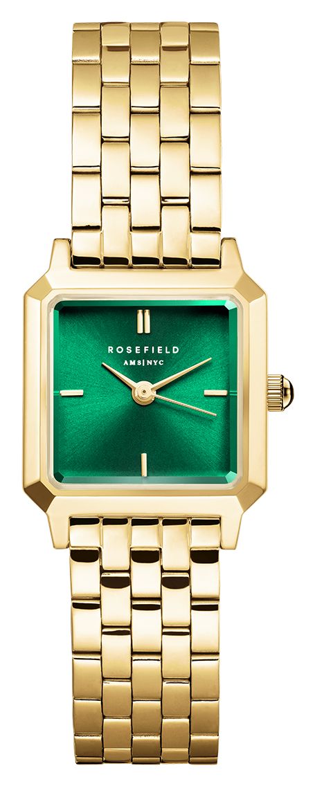 Rosefield BEGSG-B05 Boxelle (19.5mm) Emerald Green Sunray Watch