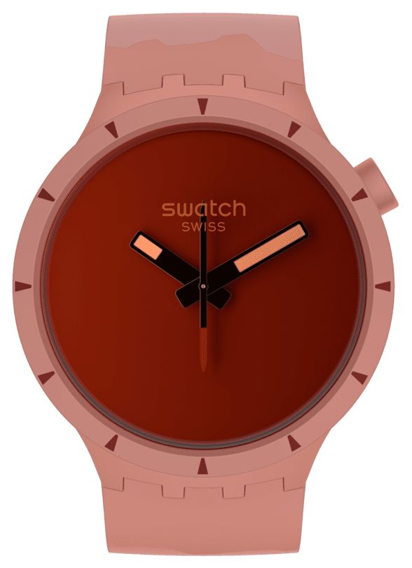 Swatch SB03R100-EX DISPLAY Big Bold Bioceramic Colours of Watch