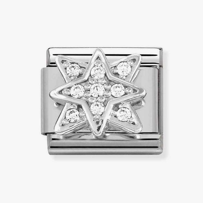 Nomination Classic Wind Rose Cubic Zirconia Charm 330304/45