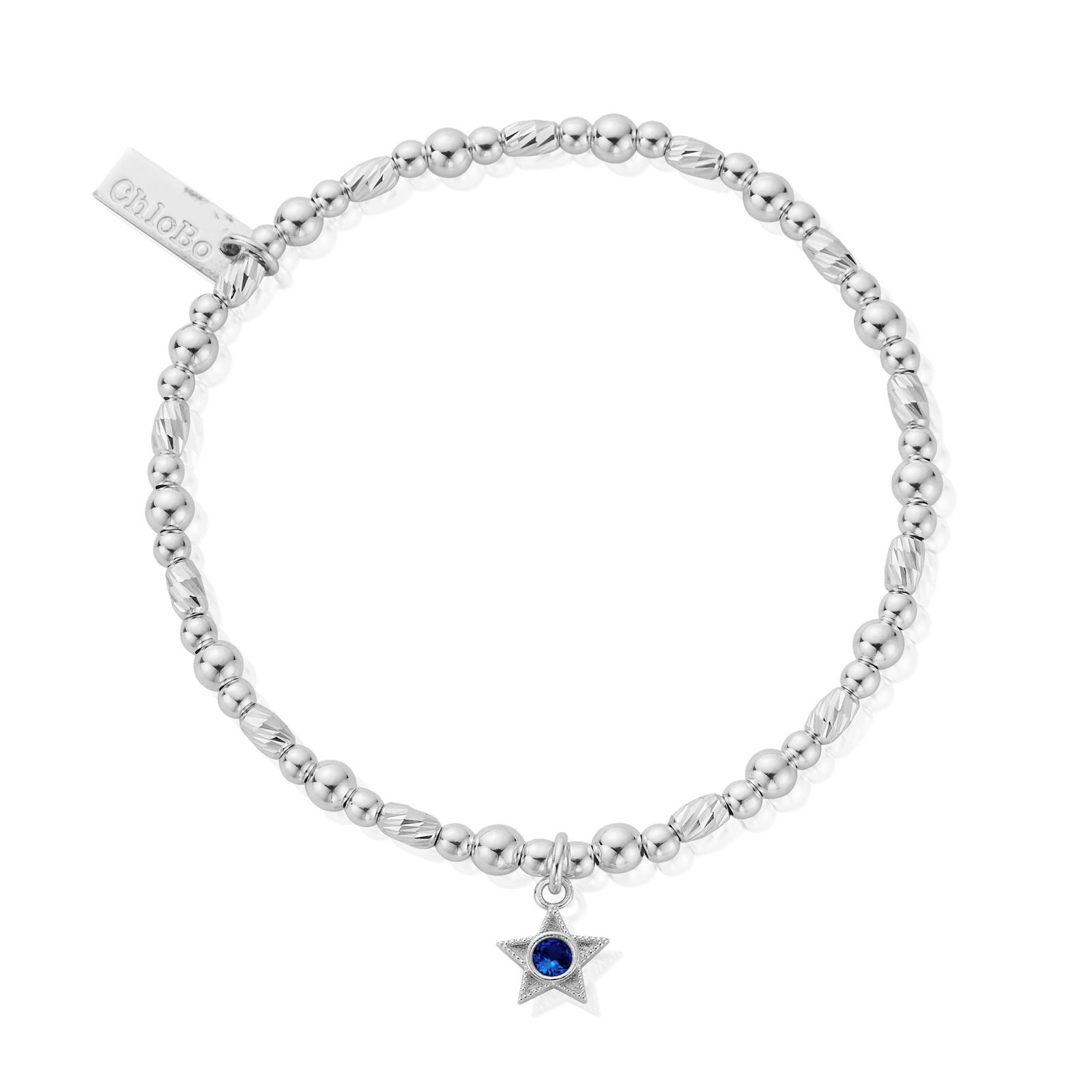 ChloBo SBBCB3502 December Birthstone Bracelet - 925 Sterling Jewellery