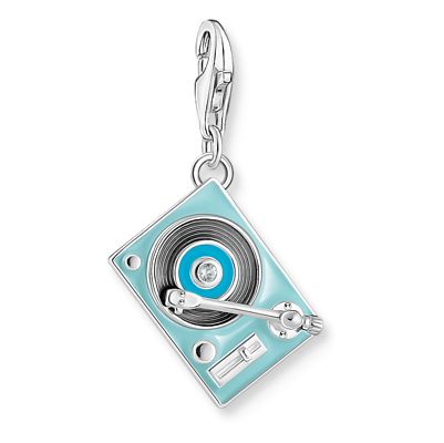 Thomas Sabo 2217-041-7 Silver Charm Pendant 3D Record Player Jewellery