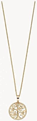 Elements Gold 9k Yellow Gold Tree of Life Pendant Only GP2111