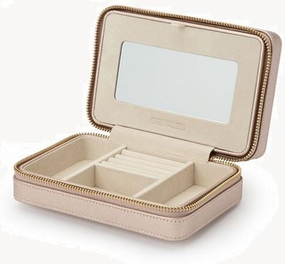 WOLF Palermo Rose Gold Zip Case 213616