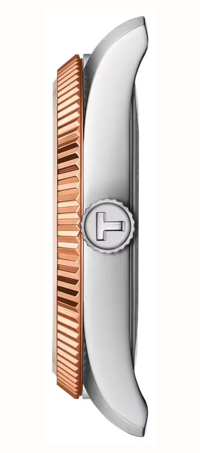 Tissot Ballade 34mm Ladies Watch Silver And Rose Gold T1560102203101 - alternate view 3