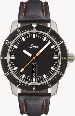 Sinn 105 St Sa Day/Date Automatic (41mm) Black Dial / Black Leather Strap 105.010 BLACK LEATHER