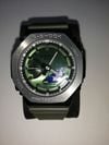 Customer picture of Casio G-Shock Green Dial Green Resin Strap GM-2100B-3AER