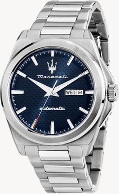 Maserati Velocità Day-Date Automatic (41mm) Blue Dial / Stainless Steel Bracelet R8823152002