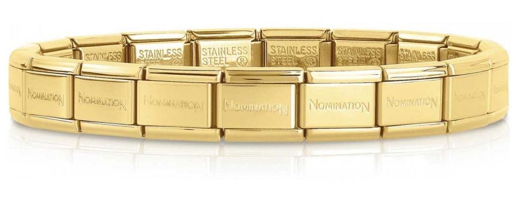 Nomination 030001/SI/008-14 Gold Plated Base Bracelet (14 Jewellery