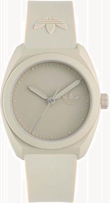 Adidas PROJECT THREE (42mm) Beige Dial / Beige Plastic Strap AOST24055