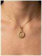 James Moore & Co Pre-Owned 14ct Australian Yellow Gold  With 24ct Pure Gold Capsule Pendant Necklace J34957 - alternate view 2