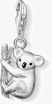 Thomas Sabo Koala Charm - 925 Sterling Silver, Cold Enamel 0643-007-12