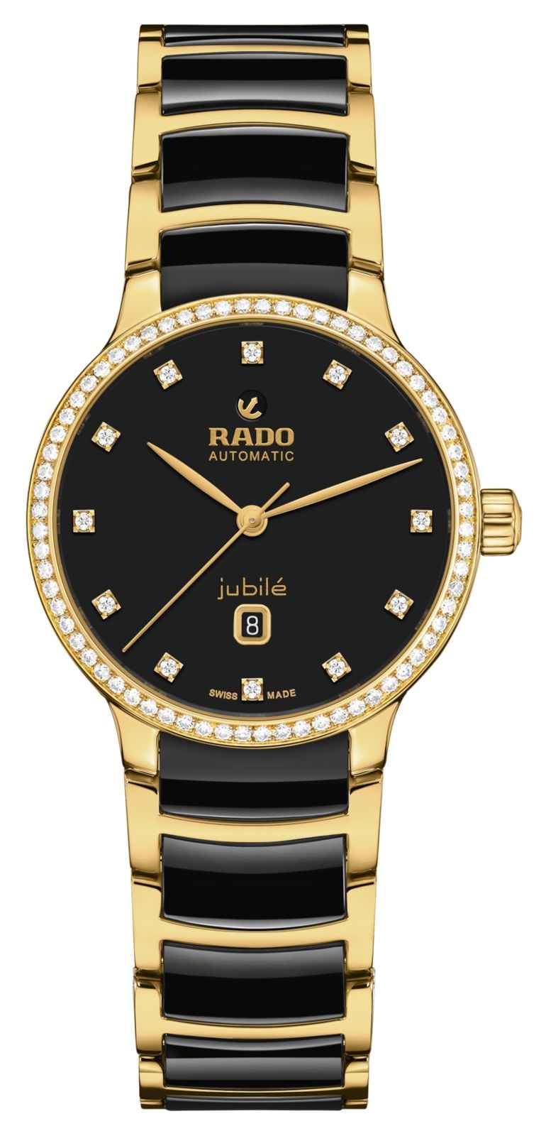 RADO R30227702 Centrix Automatic Diamonds (30.5mm) Black Watch