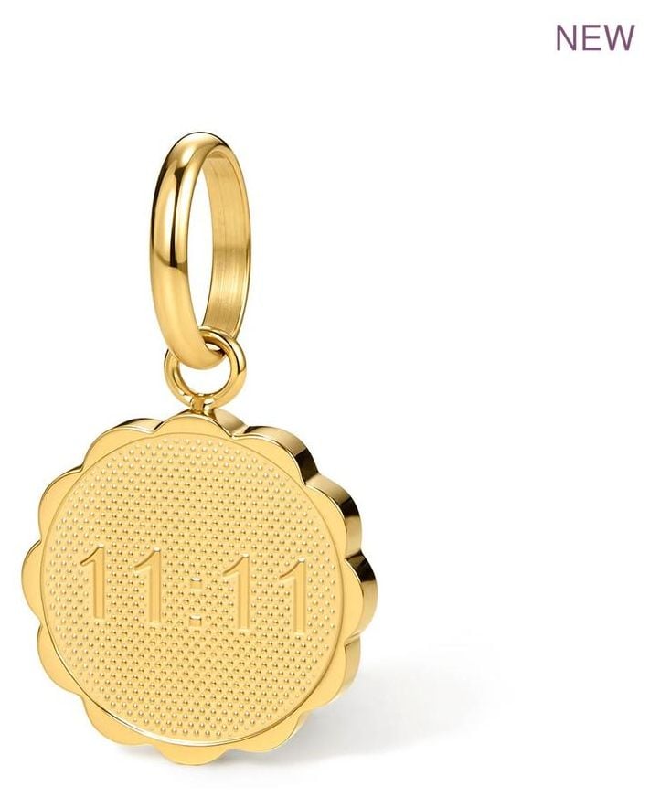 D.LOUISE CH-35 Gold Tone Chapters 11:11 Charm Pendant Jewellery