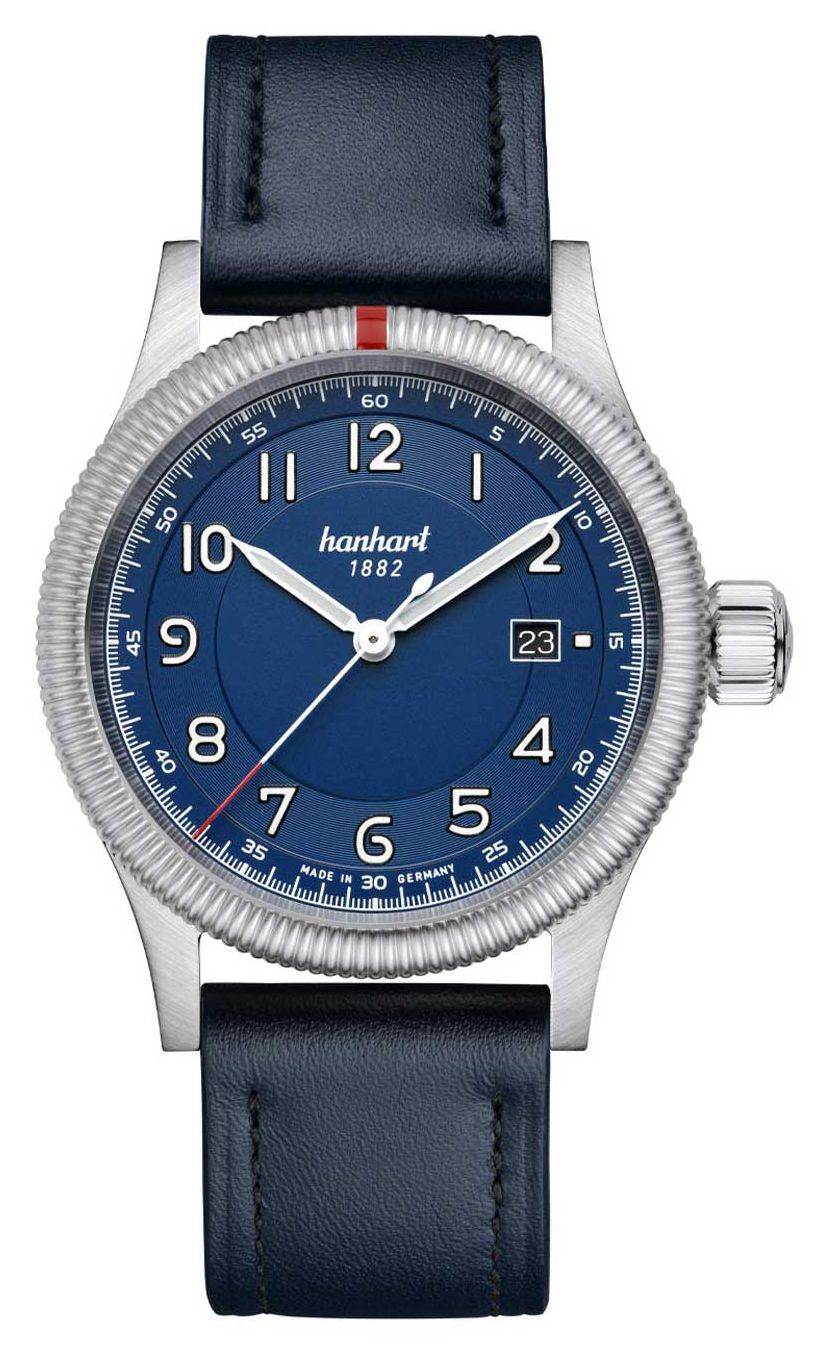 Hanhart 762.270-7310 PIONEER One Automatic (42mm) Blue Dial Watch