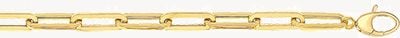 Treasure House Ladies 9ct Yellow Gold Ladies 7.5"" Paperclip Bracelet BR646