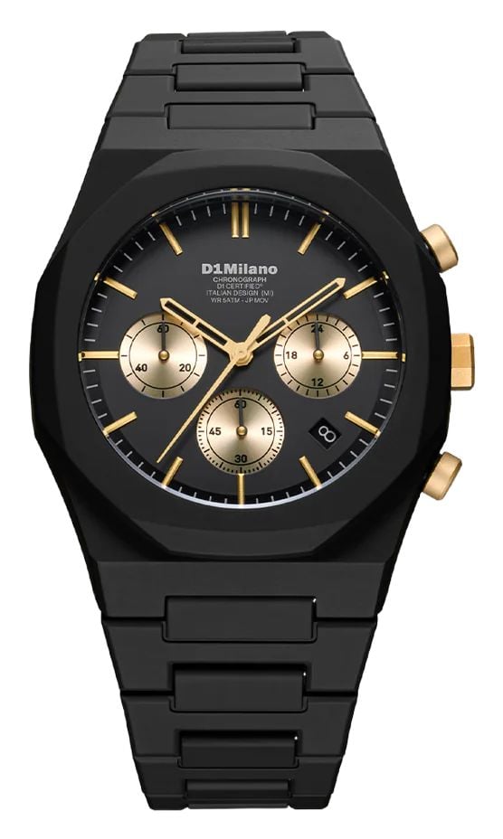 D1 Milano PHBJ16 Polychrono Gilded Solar (40.5mm) Matte Watch