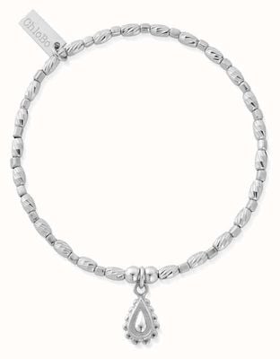 ChloBo Soul Glow Rain Drop Bracelet | Sterling Silver SBCFR3082