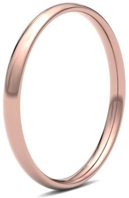 James Moore Wedding Rings | 9ct Rose Gold | 2mm | Light | Traditional Court | AG_2LLC-9R