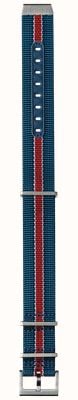 Hamilton Straps American Classic 22mm Blue & Red Striped Textile NATO Strap - STRAP ONLY H694354101