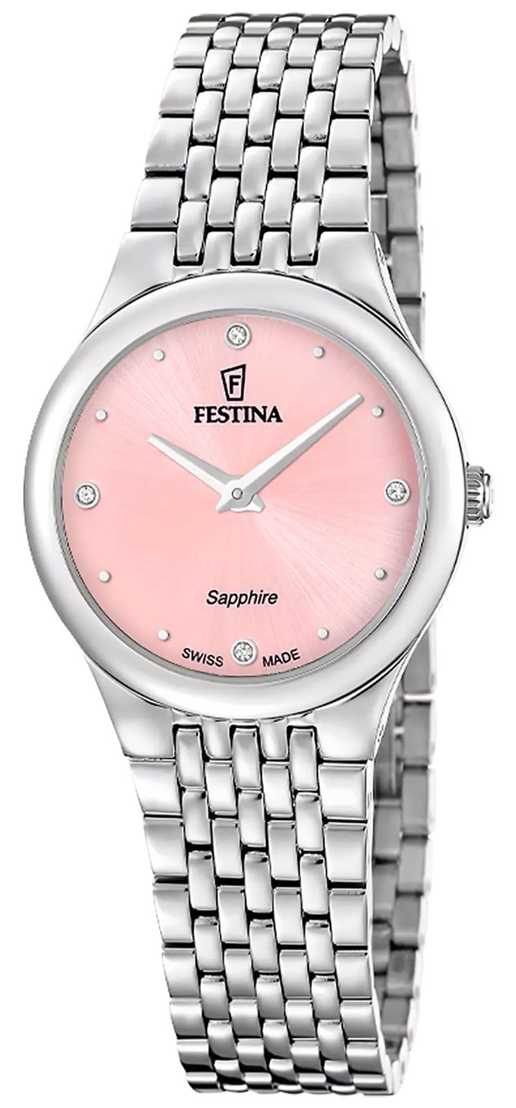Festina F20096/2 Swiss Made Grace Quartz (29mm) Pink Sunray Watch