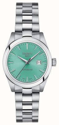 Tissot Women's T-My Lady Automatic (29.3mm) Green Dial / Stainless Steel Bracelet T1320071109100
