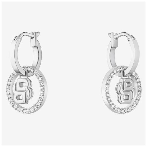 BOSS Jewellery 1580820 Double B Divine Silver Tone Drop