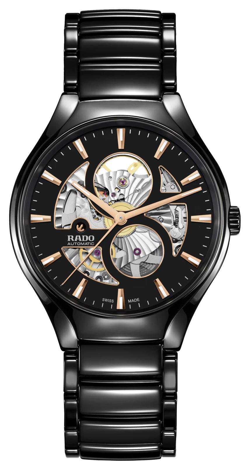 RADO R27107172 True Round Automatic Open Heart (40mm) Black Watch