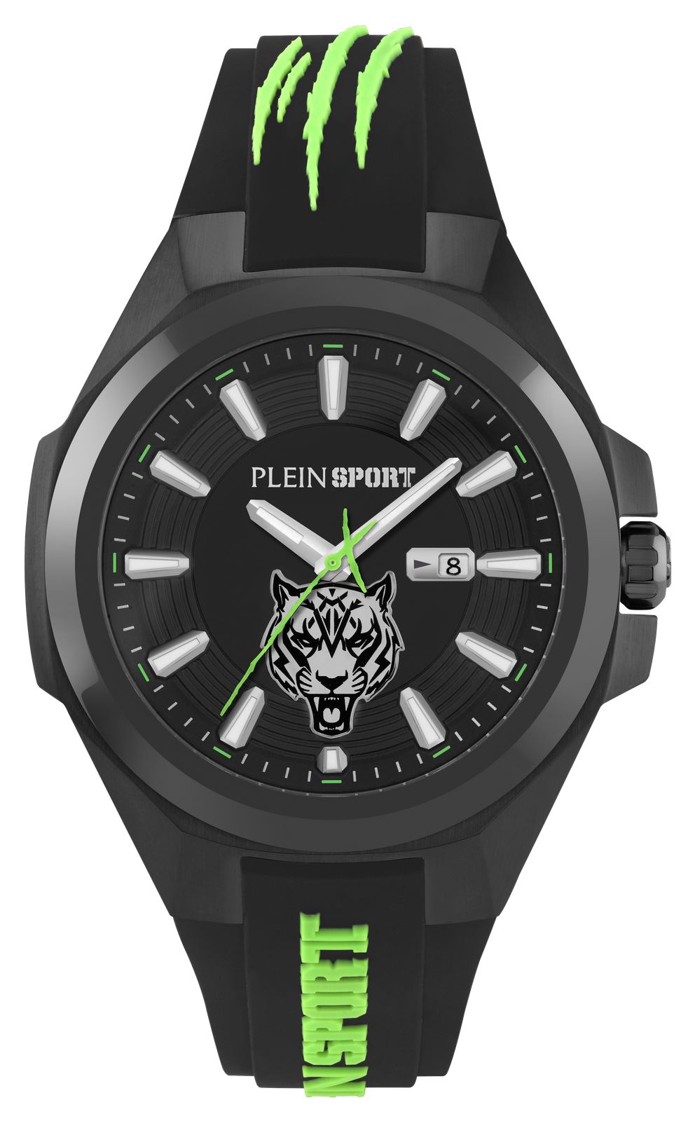 Plein Sport PS7BA0524 TIGERMASTER 3-Hand Date (47mm) Black Watch
