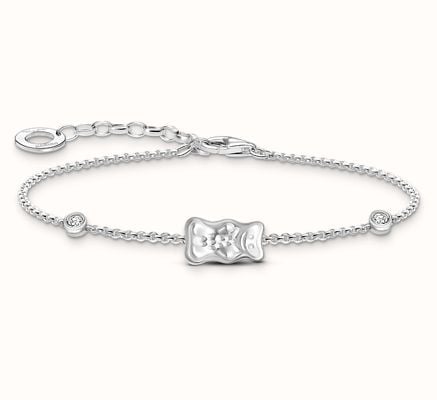 Thomas Sabo Silver Bracelet With HARIBO Goldbear And Zircornia A2203-051-21-L19V