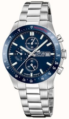 Lotus Sport Chronograph (39mm) Blue Dial / Stainless Steel Bracelet L18994/6