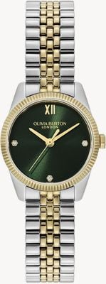 Olivia Burton 25mm Highbury Forest Green Dial / Two Tone Stainless Steel Bracelet 24000387