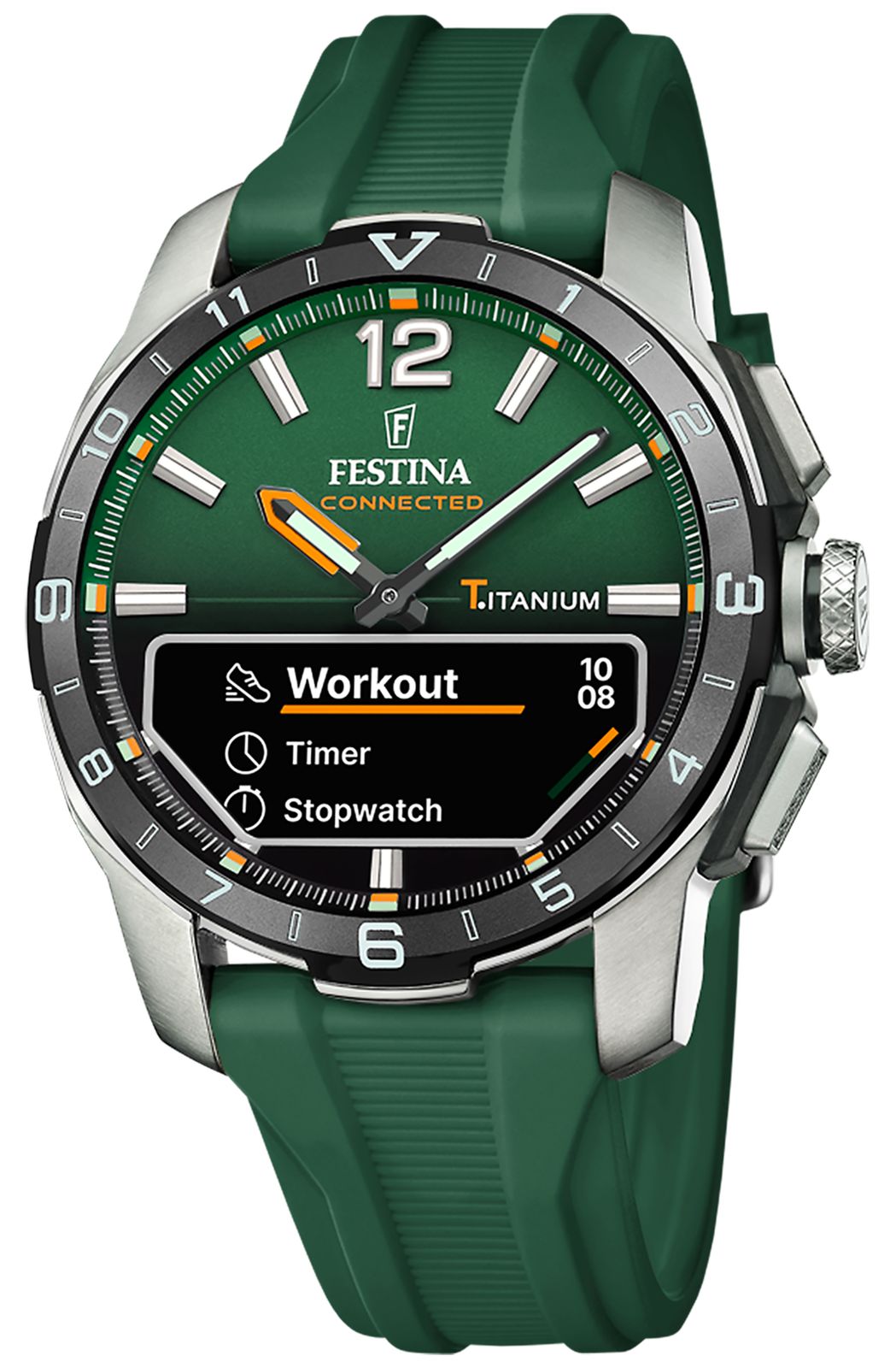 Festina F23000/2 Connected D Hybrid Smartwatch (44mm) Green Watch