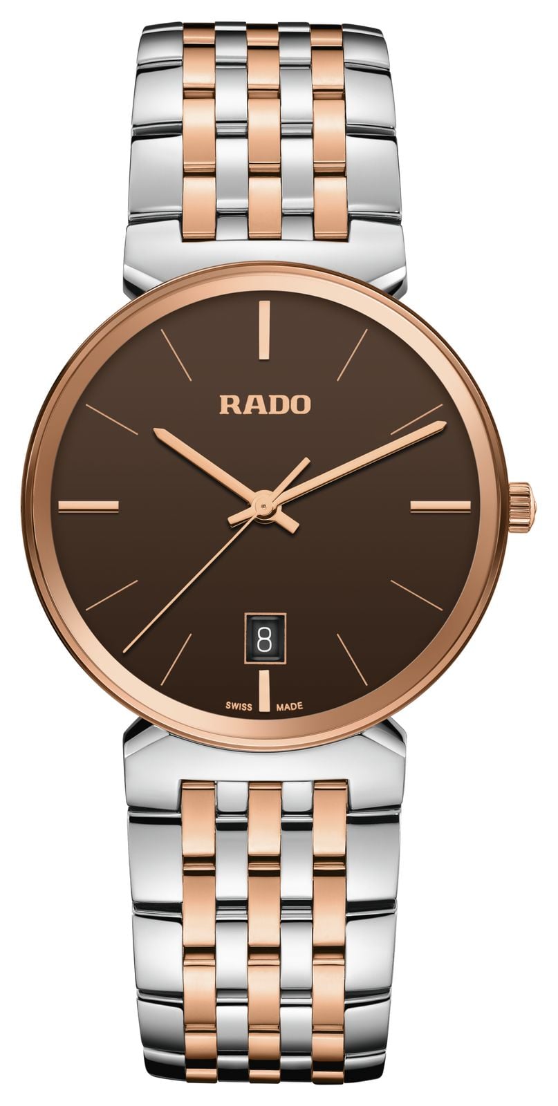 RADO R48912303 Florence Quartz (38mm) Brown Dial / Two-Tone Watch