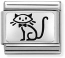 Nomination Classic Family Oxidised Sterling Silver & Steel Charm 330109/53