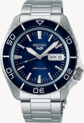 Seiko 5 Sports SKX Bluetone Redux (42.5mm) Blue Dial / Stainless Steel Bracelet SRPK97K1